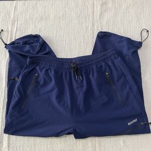 Mocoly Sports Athletic Hiking Pants Women's Large Blue Activewear Nice!‎